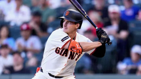 Hill hits first big league home run in Giants win